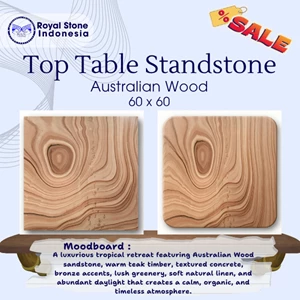 Top Table Sandstone Australian Wood 60 x 60