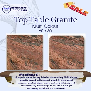 Top Table Granit Multi Colour 60 x 60